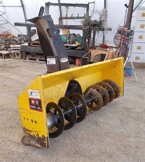 skid steer snow blower for sale alberta|used skid steer snowblower.